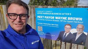 Auckland Mayor, Wayne Brown, is coming to our next Upper Harbour 'Business  After 5'