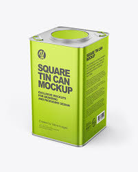 Download Metallic Square Tin Can Mockup Exclusive Mockups PSD Mockup Templates