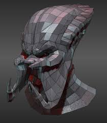 3d Model Of Predator Pepakura Predator Alien Vs Predator Pepakura