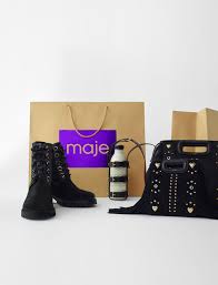 Maje Accessories Sac A Franges Sac Maje Porte Bouteille