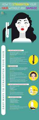 How To Straighten Your Hair Without Causing Any Damage Straightening Curly Hair Straightening Hair Tips Straightening Natural Hair