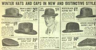 1910s Men S Edwardian Fashion And Clothing Guide Edwardian Fashion Clothing Guide Winter Hats For Men