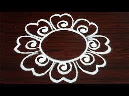 Simple Freehand Rangoli For Margazhi New Year Kolam 2019 Muggulu Without Dots Youtub Free Hand Rangoli Design Small Rangoli Design Rangoli Designs Flower