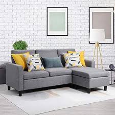 Maybe you would like to learn more about one of these? Amazon Com Walsunny Convertible Sectional Sofa Couch With Reversible Chaise L Shaped Couch With Modern Lin Sectional Sofa Couch L Shaped Couch Sectional Sofa