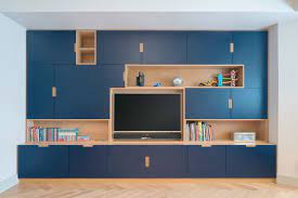 Tv unit design for hall with storage: Kids Playroom Tv Wall Unit Modern Wohnzimmer London Von Mw Creative Carpentry Houzz