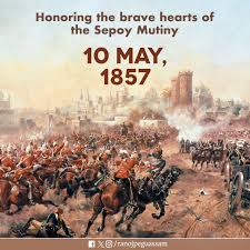 On this day, in 1857, the Sepoy Mutiny ...