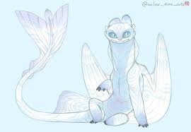 A Light Fury Oc Her Name Is Snowy She S 60 Years Old And A Little Bit Bigger Than Toothless She S Aged Dragon Art How To Train Dragon How Train Your Dragon