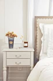 The advantage of a white or light bedroom is its versatility, allowing you to select any furniture and accessories, regardless of the design style. Nightstand Makeover How To Update An Old Looking Furniture Hydrangea Treehouse