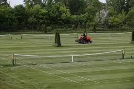 The grass tennis season should have begun in may. At A New Michigan Club A Touch Of Wimbledon At Members Feet The New York Times