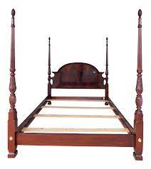 High chest, two bureaus, two. Thomasville Mahogany Collection Queen Size Chippendale Style Poster Bed Chairish