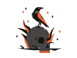 Corvus Illustration Illustrations Posters Halloween Design