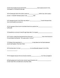 How the earth was made worksheet. Worksheet For How The Earth Was Made Tsunami By Chad Powers Tpt