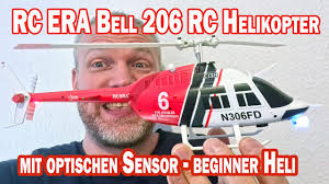 New Product RC ERA C138 Bell 206 1/33 Scale Flybarless Realistic RC  Helicopter