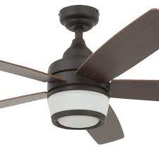 Reduce your energy costs with an elegant ceiling fan. Patriot Lighting Taylor 48 Espresso Indoor Led Ceiling Fan At Menards