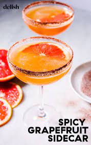 Spicy Grapefruit Sidecar Is The Perfect Sidekick Recipe Recipes Fruit Recipes Vegetti Recipes