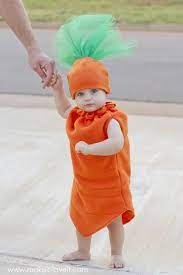 Diy Carrot Costume Fun For Any Age Plus One To Give Away Diy Baby Costumes Strawberry Costume Diy Easy Diy Costumes