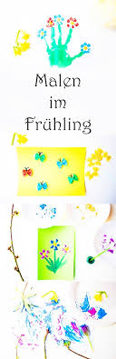 Sofort greift sie tief in die farbkiste, kleidet die ersten blumen in allen farben, die sie finden kann. 12 Ideen Zum Malen Im Fruhling Mit Kindern Mama Kreativ