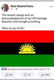 It is the red flag of a society on self1destruction. A New Flag Suggestion Unveiled By Ipob Leader Mazi Nnamdi Kanu Biafrans Give Your Feedback Biafraexit Radio Biafra Freedom