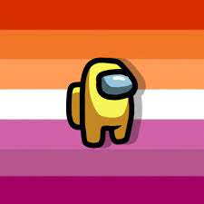 Yellow Crewmate Lesbian Pride Profile Picture Lesbian Pride Lesbian Profile Picture