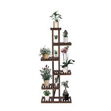 The plant stand looks great in the corner or featured in the middle of your room. Wood Plant Stand High Low Shelves Flower Rack Display Indoor Outdoor Vintage Wooden Flower Stand Buy Wholesale Custom Safety Portable Wooden Flower Shelf For Home Office Bedroom Balcony Bathroom Easy To Install