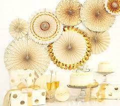 Pin By Witty Bash On All Things Bridal Paper Fan Decorations Paper Rosette Backdrop Paper Fans