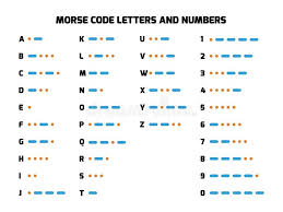 Children will learn about numbers and how to write them through . International Morse Code Alphabet With Numbers Stock Illustration Illustration Of Background Education 83769633