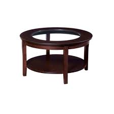 When taking any snack on a coffee table, the experience should be the best in this the model features a round top with wood and glass, and the legs are metallic. Soho Coffee Table With Glass Top Made In Canada I Home Envy