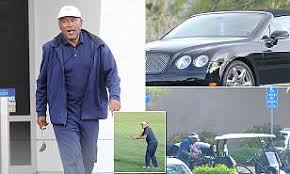 OJ Simpson pulls up to golf club in his Bentley with disabled ...