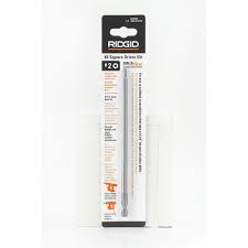 A quarter inch equals 0.635 centimeter because 1/4 times 2.54 (the conversion factor) = 0.635. Ridgid 2 6 1 4 Inch Square Collated Screw Gun Bit The Home Depot Canada
