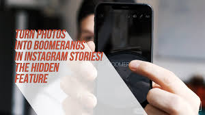Slide the bar at the bottom of the page and select 'boomerang.' you can choose the filter for your camera before you start creating a boomerang. Turn Photos Into Boomerangs In Instagram Stories Without Any Extra App The Hidden Instagram Feature Youtube
