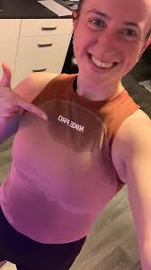 Lydia trying out her new showing belt. Next week is the big time