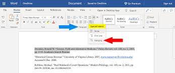 Hanging Indents In Google Docs Or Word Made Easy Bibliography Com