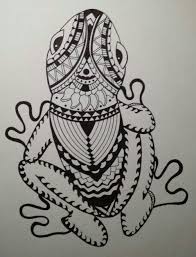 Coloring page of two koi carps in zentangle style. Loki The Zentangle Frog Frog Art Tangle Art Zentangle Art