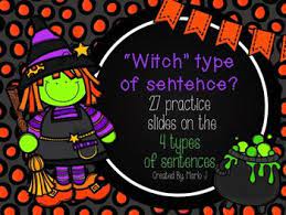 Pin By Victoria Crazycharizma On Ela Grammer Types Of Sentences Halloween Teaching 4 Types Of Sentences