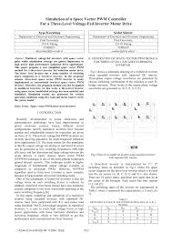 Een groep soldaten patrouilleren in de buitenwijken van boekarest op de avond van 22 december 1989. Pdf Simulation Of A Space Vector Pwm Controller For A Three Level Voltage Fed Inverter Motor Drive