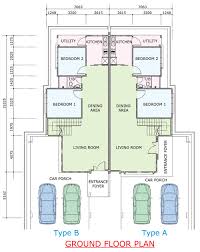 A double storey extension semi detached house can give you close to twice the amount of space compared to a standard semi detached house size. Semi D House Design Plan