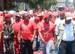 Thousands of eff supporters to march for economic freedom. Listen Eff Releases Zuptamustfall Song