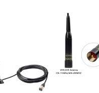 UHF VHF Dual Band Antenna with Hatchback Clip Mount and PL259 4M Cable for  Enhanced Signal Performance 136-174 MHz and 400-490 MHz for Mobile Radio