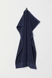 Freshen up the bathroom and play up your personal sense of style with a set of decorative towels. Cotton Terry Hand Towel Dark Blue Home All H M Gb