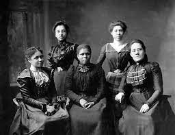 1899 African American Women S League Officers Ri Old Etsy In 2021 Women In History African American Hairstyles African American