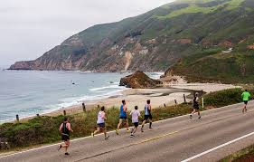 More than 4,000 runners congregate along this remote stretch of rugged, rocky coastline three hours south of san francisco on the literal edge of the pacific ocean. Home Big Sur International Marathon