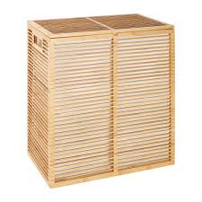 Charles Panier A Linge En Bambou Naturel En 2020 Panier A Linge Panier A Linge Bambou Bambou