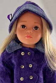 A Toney Young Lady 1940 Coat, Hat and Dress 18/19.5 Inch Dolls