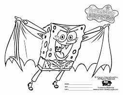 Spongebob Squarepants Vestito Da Dracula Per Halloween Da Colorare Disegni Da Colorare Spongebob Halloween