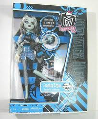 куклы эвер афтер хай купить недорого в украине оригинал Monster High Doll Frankie Stein 1st Edition V7989 Skull Brush Diary Laptop Nib Mattel Dollswithclothingaccessories