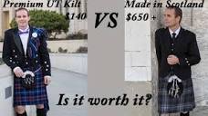 $140 Wool Kilt vs $650+ Made in Scotland Kilt - Is it worth it ...
