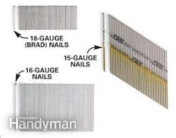 A brad nail is the smallest of the nail family. How To Use A Trim Nailer Gun Diy Family Handyman
