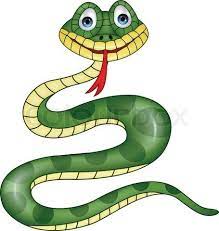 Vector Of Vector Illustration Of Funny Green Snake Cartoon Cartoon Posters Snake Cartoon
