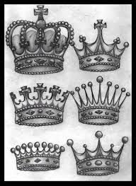 Black and gray half sleeve crown tattoo. Crowns Crown Tattoo Design King Crown Tattoo Crown Tattoo