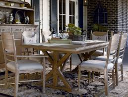 Universal Furniture Paula Deen Down Home Family Style Trestle Table In Oatmeal Available At Furnitur Family Style Table Dining Table Trestle Dining Tables